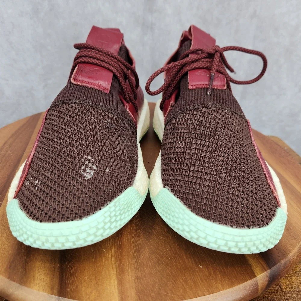 Adidas James Harden LS 2 Basketball‎ Shoes Mens 10.5 Maroon Mint Sneakers CG6277